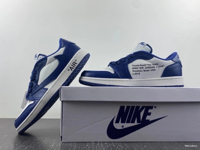 Rep TBK SCOTT AIR TRAVIS JORDAN X OFF-WHITE 1 DM7890-101 X CUSTOM 0727